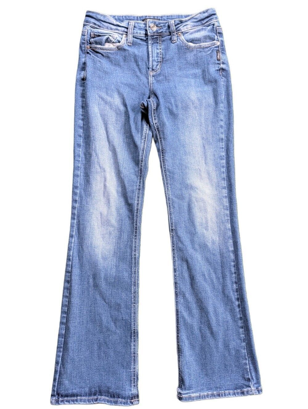 Silver Jeans Womens Medium Wash Blue Suki Mid Rise Bootcut Jeans Size 29x33